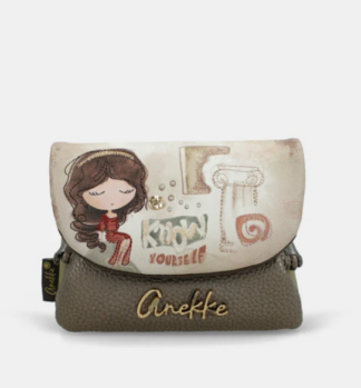 Portamonete con patta Muse