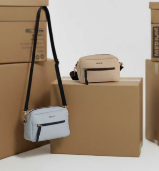 Borsa a tracolla in neoprene Noco azzurro