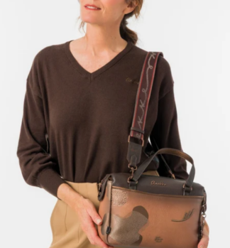 Borsa con manico corto e tracolla Voyage