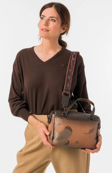 Borsa con manico corto e tracolla Voyage